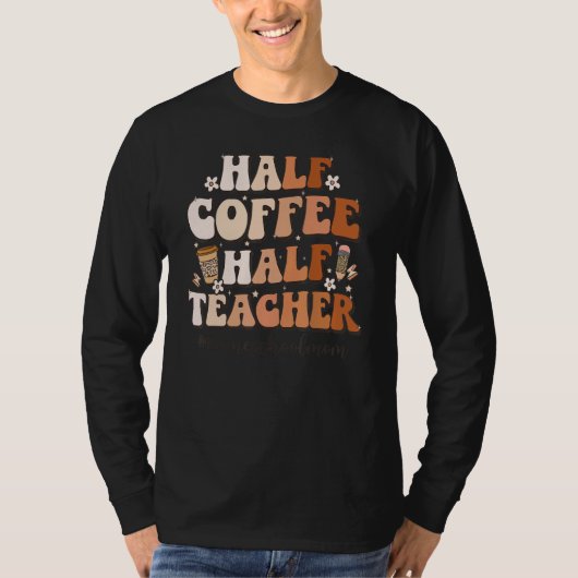 Halve koffiehelft van het Inspirerend van de Leerd T-shirt (Voorkant)