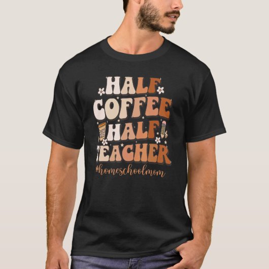 Halve koffiehelft van het Inspirerend van de Leerd T-shirt (Voorkant)