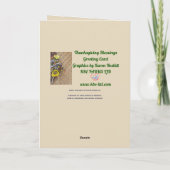 HALVE KRANS HERFST - KAART (Achterkant)