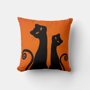 Halve Kussens Creepy Cats