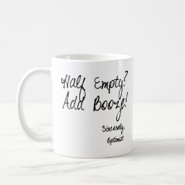 Halve Leeg?  Booze toevoegen! Koffiemok