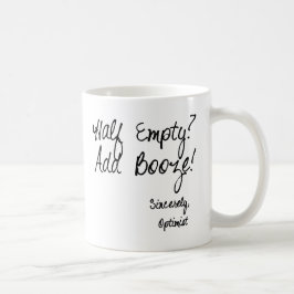 Halve Leeg?  Booze toevoegen! Koffiemok