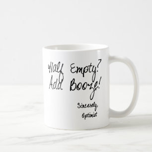 Halve Leeg?  Booze toevoegen! Koffiemok