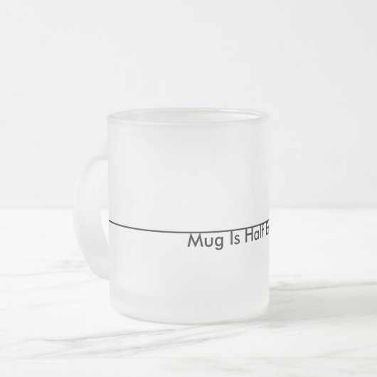 Halve lege Mok (Voorkant links)