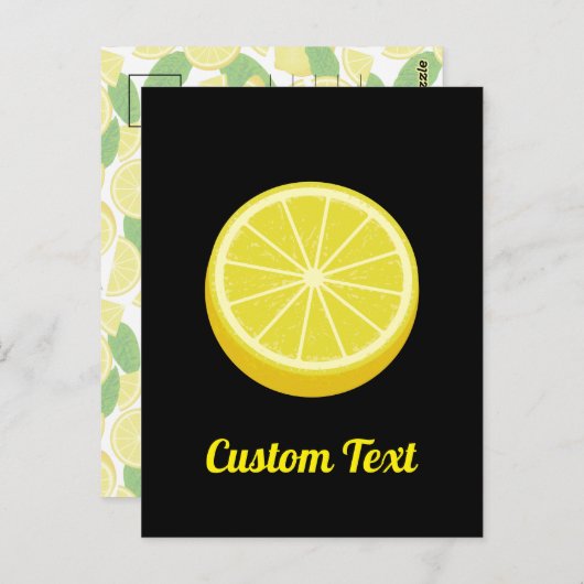 Halve Lemon Briefkaart (Voorkant / Achterkant)