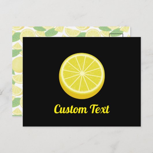 Halve Lemon Briefkaart (Voorkant / Achterkant)