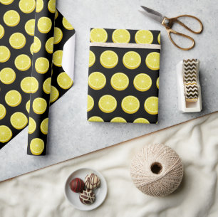 Halve Lemon Cadeaupapier