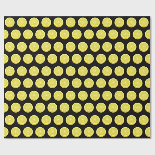 Halve Lemon Cadeaupapier (Vlak)