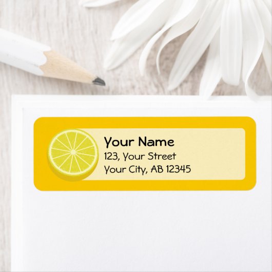 Halve Lemon Etiket (Insitu)