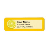 Halve Lemon Etiket (Voorkant)