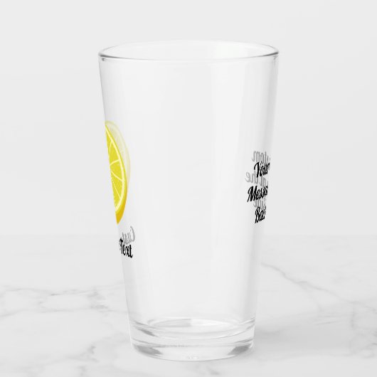 Halve Lemon Glas (Links)