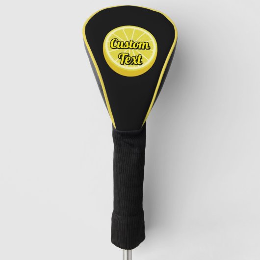Halve Lemon Golfheadcover (Voorkant)