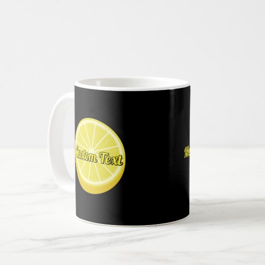Halve Lemon Koffiemok (Voorkant links)