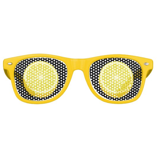Halve Lemon Retro Zonnebril (Voorkant)
