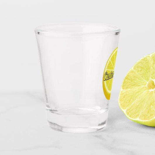 Halve Lemon Shot Glas (Links)