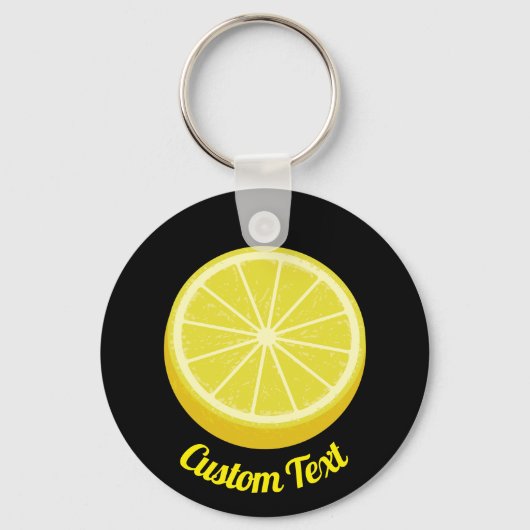 Halve Lemon Sleutelhanger (Voorkant)