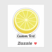 Halve Lemon Sticker (Vel)