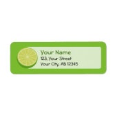 Halve Limoen Etiket (Voorkant)