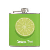 Halve Limoen Heupfles (Voorkant)