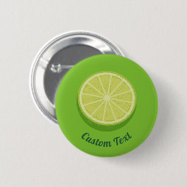 Halve Limoen Ronde Button 5,7 Cm
