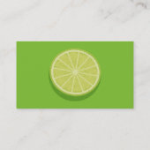 Halve Limoen Visitekaartje (Achterkant)