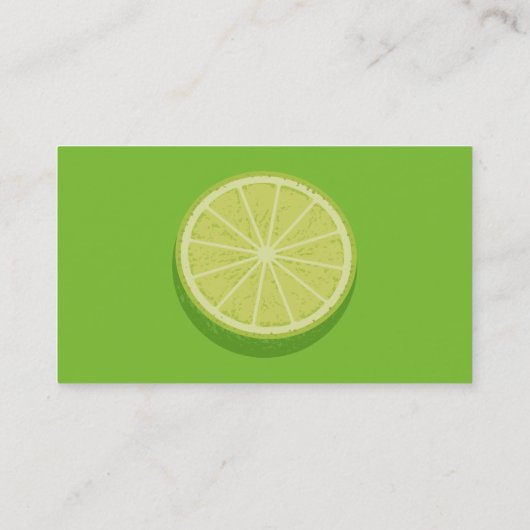 Halve Limoen Visitekaartje (Achterkant)