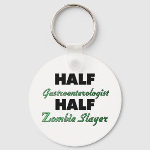 Halve maag-gastroenteroloog Half Zombie-laag Sleutelhanger