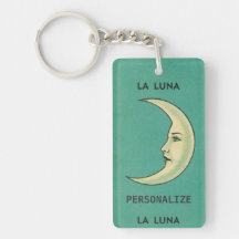 halve maan blauwgroen geel la luna