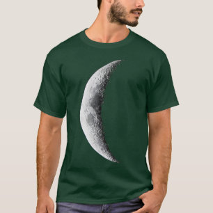 Halve maan buitenruimte sterrenstelsel sterrenkund t-shirt