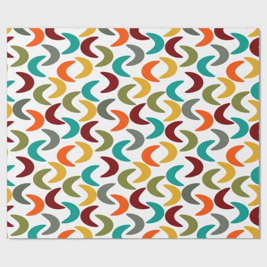 halve maan cadeaupapier (Vlak)