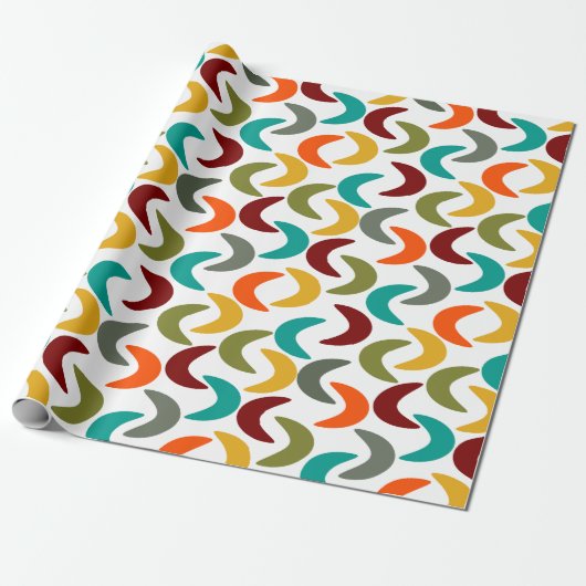 halve maan cadeaupapier (Uitgerold)