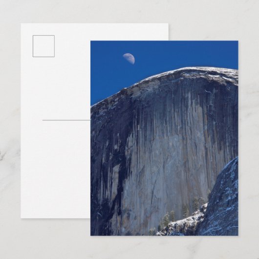 Halve maan die over de top van de halve maan stijg briefkaart (Voorkant / Achterkant)