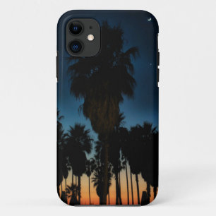 Halve maan en één ster op zonsondergang Case-Mate iPhone case