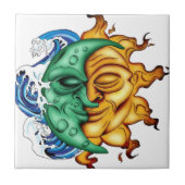 Halve maan halve zon tegeltje (Voorkant)