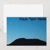  halve maan Kaart (Voorkant / Achterkant)