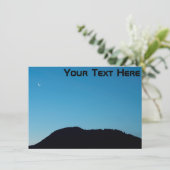  halve maan Kaart (Staand voorkant)