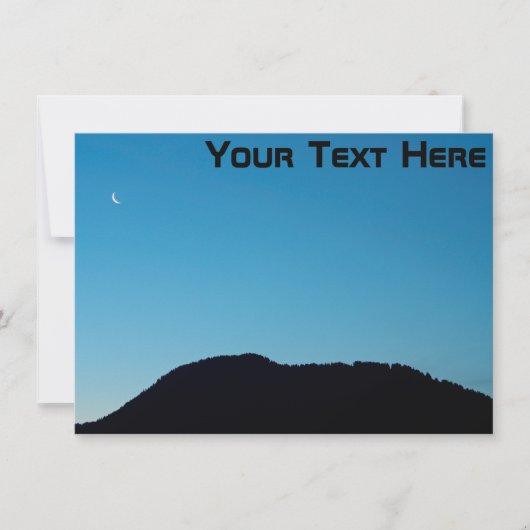  halve maan Kaart (Voorkant)