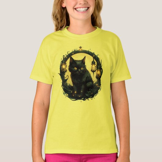 Halve Maan Kat T-shirt (Voorkant)