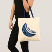 Halve maan magische sterren hemelse liefde tote bag (Voorkant (product))