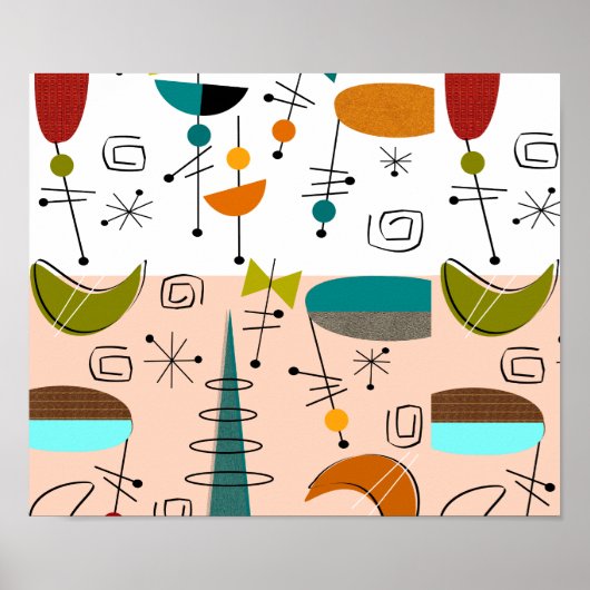 Halve maan modern Poster voor de middeleeuwen 6 (Voorkant)