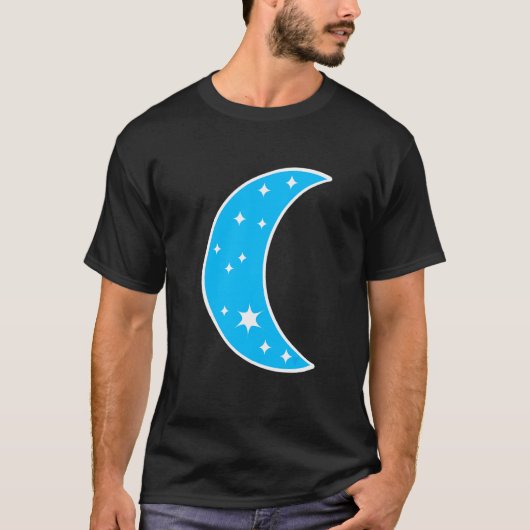 Halve Maan Planeet T-shirt (Voorkant)