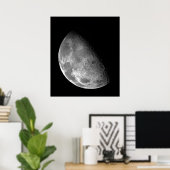 Halve maan Poster of afdrukken (Thuiskantoor)