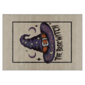 Halve Maan Spooky Seizoen Herfst Halloween Traktat Snijplank (Voorkant)