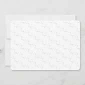 Halve Maan & Sterren Roze Meisje Fotodoop Bedankkaart (Achterkant)