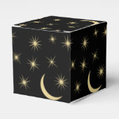 Halve maan sterren universum ruimte liefhebber ast bedankdoosjes (Voorkant Zijde)