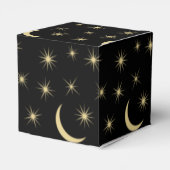 Halve maan sterren universum ruimte liefhebber ast bedankdoosjes (Achterkant)