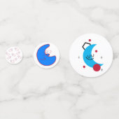 Halve maan tafel Confetti (Achterkanten)