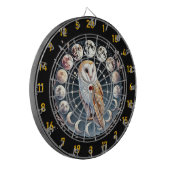 Halve maan, volledige focus dartbord (Voorkant Links)