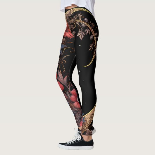 Halve Maan Zwart Leggings (Links)