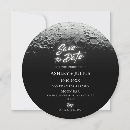 Halve maanverloop save the date (Voorkant)